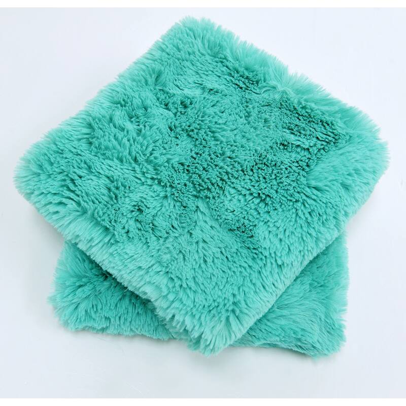 Serenta Heavy Fauxfur Pillow Shell 2 PC Set, 20''x20''