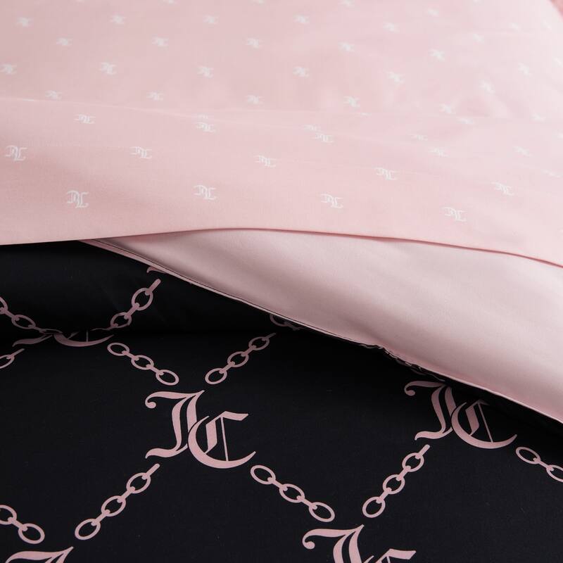 Juicy Couture Link Printed Bed-in-a-Bag Comforter Set