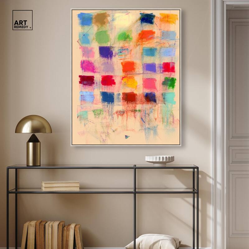 Color Blocks Canvas by Art Remedy