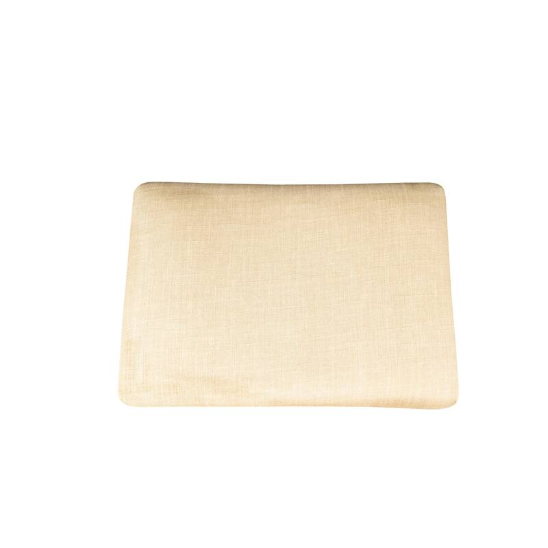 Azalea Park Bar Height Upholstered Wood Saddle Stool - 19 W x 13.25 D x 29 H"