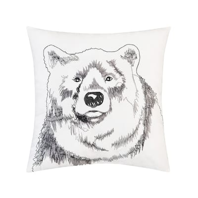 Bear Portrait Pillow