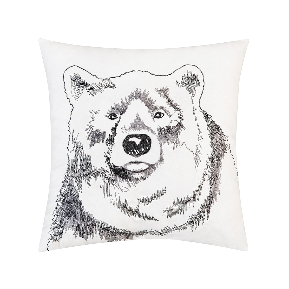 Bear Portrait Pillow