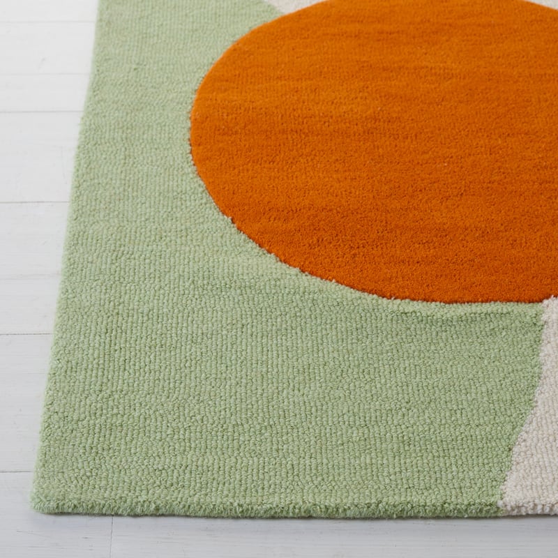 SAFAVIEH Handmade Rodeo Drive Mya Mid-Century Modern Wool Rug
