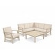 preview thumbnail 70 of 86, Christopher Knight Home - Outdoor Patio Conversation Set, Acacia Wood Frame, Cushions & Slatted Coffee Table
