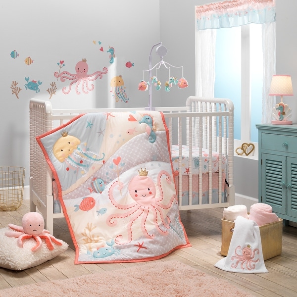 pink baby bedding