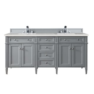 James Martin Vanities Brittany 72" Double Vanity, Urban Gray