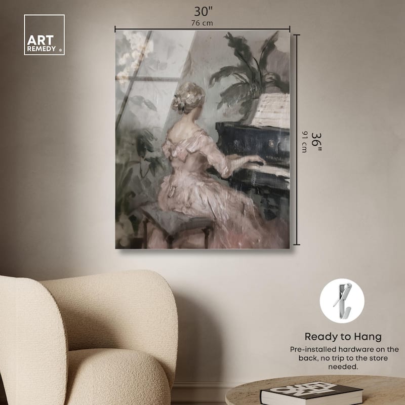 Soft Music Acrylic by Art Remedy, Ready to Hang
