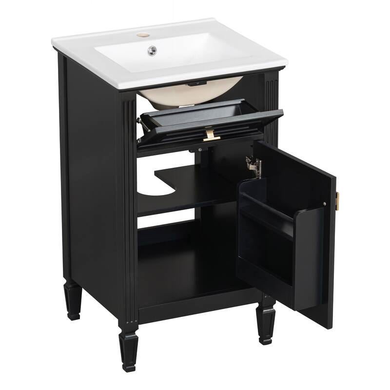 Modern Bathroom Vanity with Functional Storage and Stylish Design