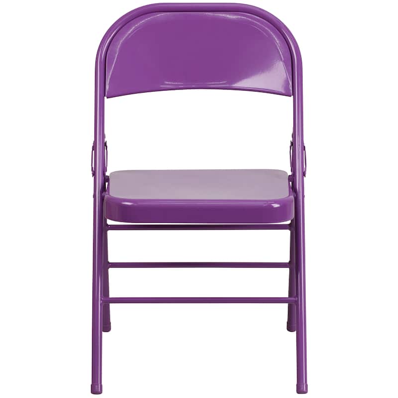 4 Pack Triple Braced & Double Hinged Folding Chair