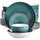 vancasso Bonbon 24-Piece Dinnerware Set (Service for 6) - Ink Green