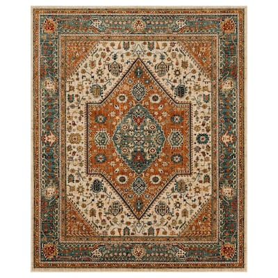 Mohawk Home Dunlop Traditional Medallion Area Rug