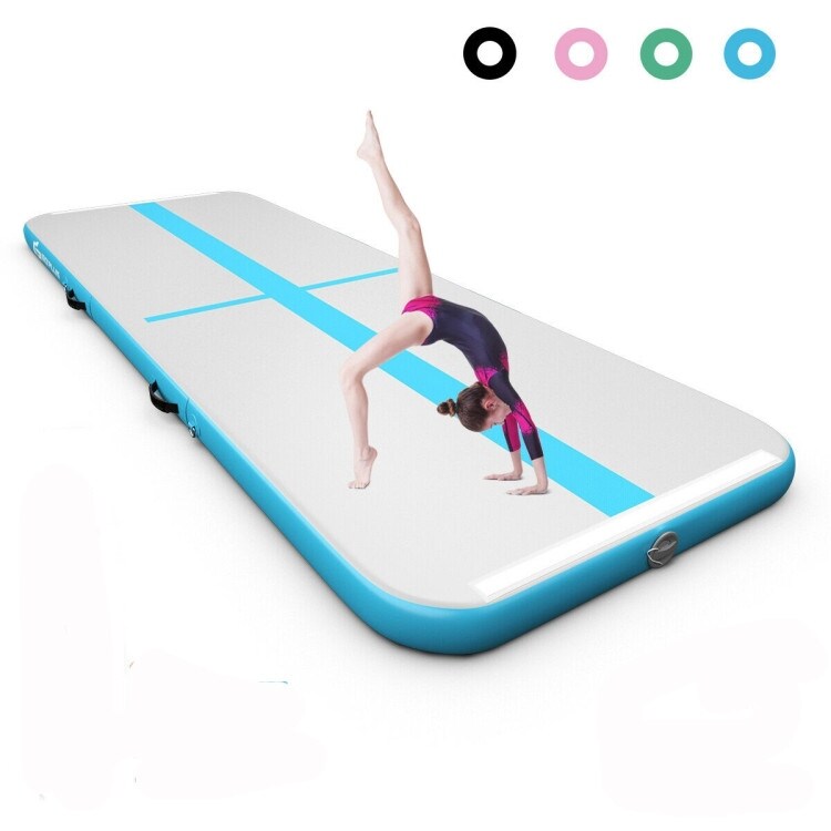 10 feet air track inflatable gymnastics tumbling mat with pump deals