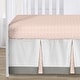 preview thumbnail 4 of 4, Sweet Jojo Designs Blush Pink, Grey and White Watercolor Elephant Safari Collection Girl 4-piece Crib Bedding Set