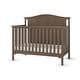 preview thumbnail 1 of 6, Forever Eclectic Hampton Arch Top 4-in-1 Convertible Crib Dusty Heather