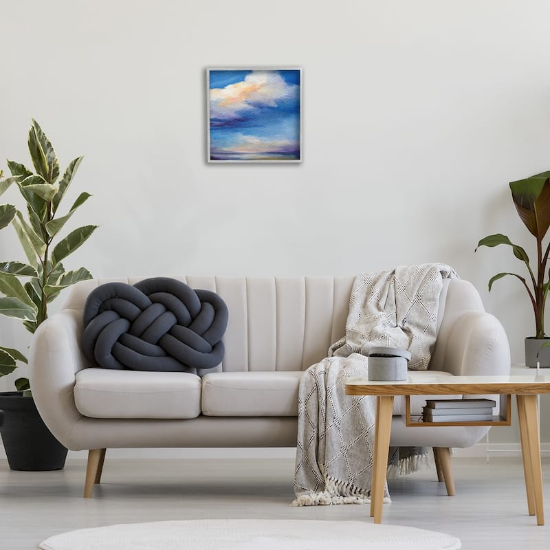 Stupell Pastel Clouds in Vivid Sky Framed Giclee Art Design By Karen Hale