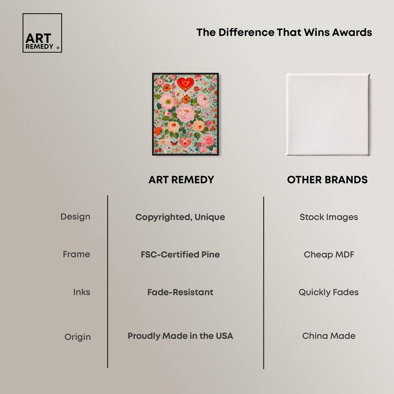 Festival of Flowers Canvas by Art Remedy