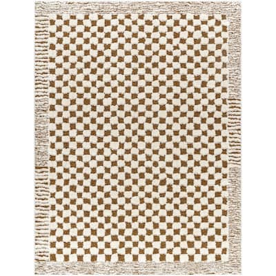 Livabliss Freud Mod Checkered & Striped Area Rug