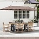 preview thumbnail 25 of 58, Gymax 13 FT Double-sided Patio Umbrella Outdoor Large Twin Size