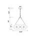 preview thumbnail 6 of 5, Arya 25 Light Chandelier With Satin Gold Finish - Satin Gold