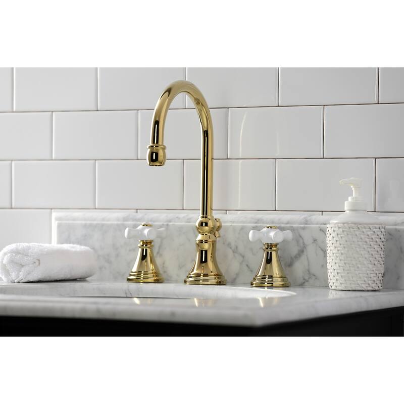 Kingston Brass Governor 8 in. Widespread Bathroom Faucet