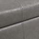 preview thumbnail 12 of 52, Leather Square Storage Ottoman for Living Room, Brown/ Black 30"W x 30"D x 18.1"H