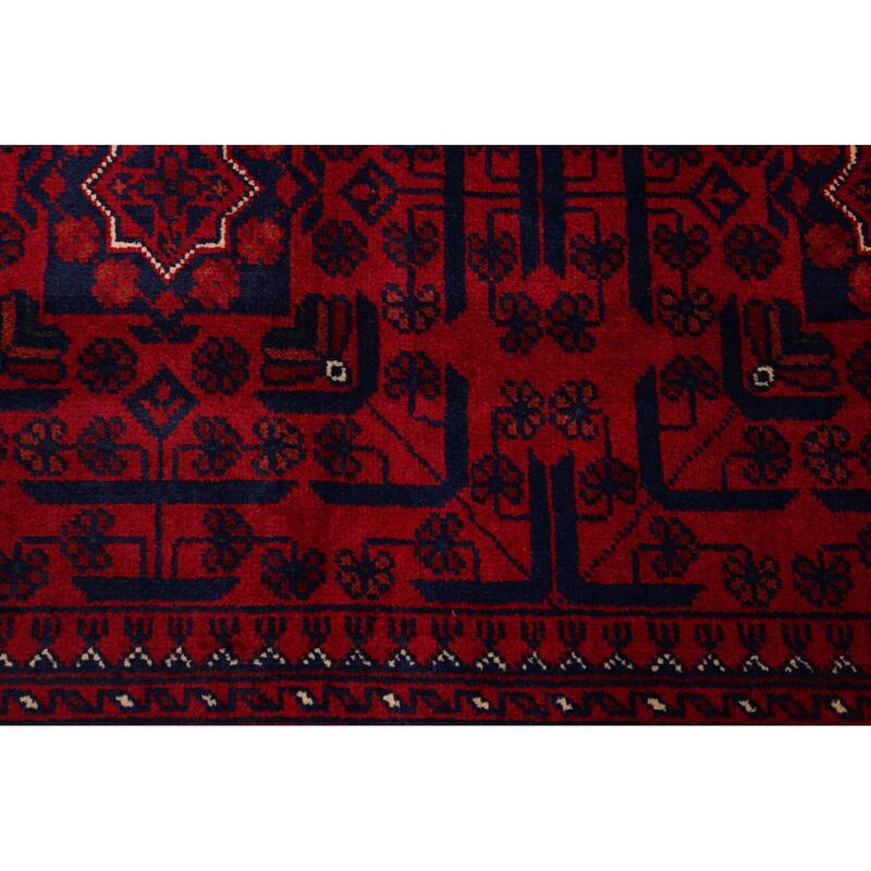 ECARPETGALLERY Hand-knotted Finest Khal Mohammadi Red Wool Rug - 6'10 x 10'2