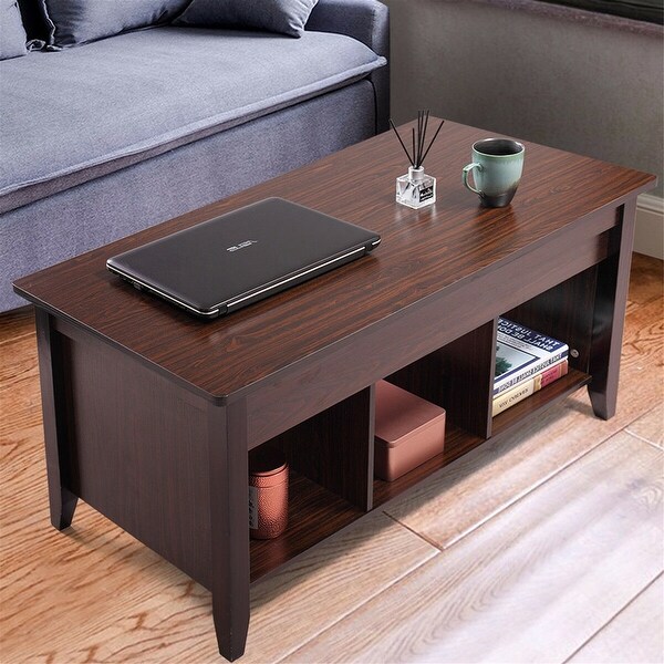 Lifting Coffee Table / DIY Lift Top Coffee Table - Rustic X Style | Ana White - The coffee table has an extending top that lifts up to provide a footing raised work surface.