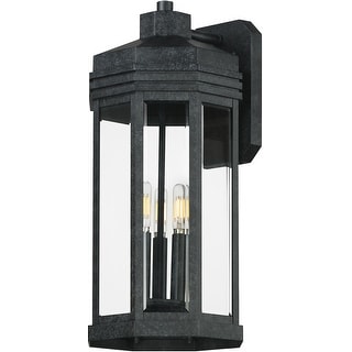 Maxim 30224CL Wright 3 Light 21" Tall Outdoor Wall Sconce