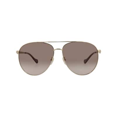 Gucci Aviator-Frame Metal Sunglasses - NS