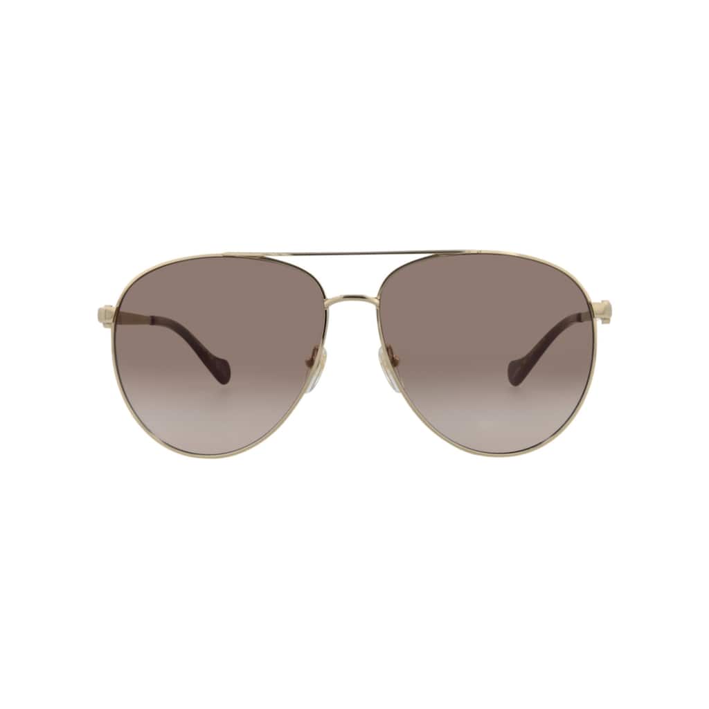 Gucci Aviator-Frame Metal Sunglasses