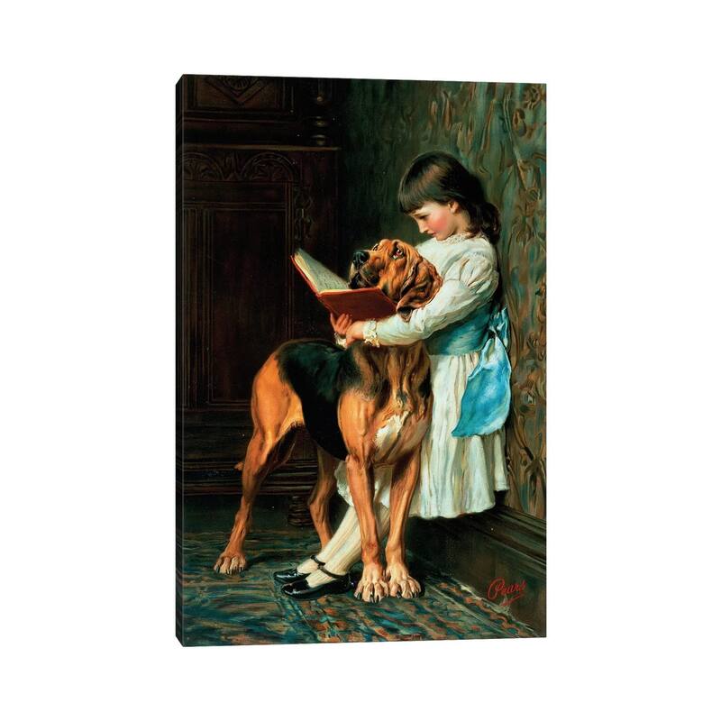 iCanvas "Naughty Boy or Compulsory Education" by Briton Riviere Canvas Print