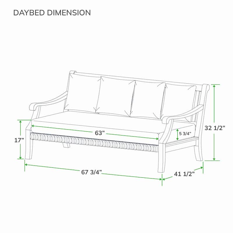 Cambridge Casual Chara 5-piece Teak Patio Conversation Set