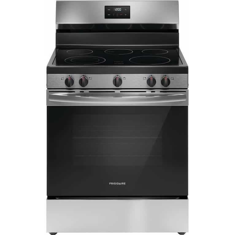 Frigidaire FCRE3052B 30" Wide 5.3 Cu. Ft. Free Standing Electric Range - Stainless Steel