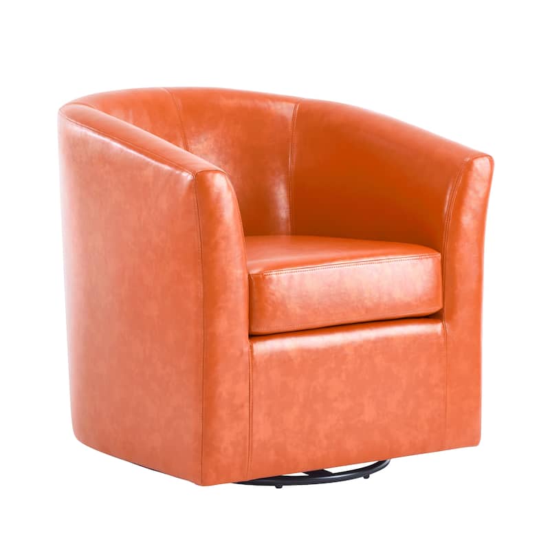 Daymian Swivel Club Chair by Christopher Knight Home