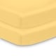 preview thumbnail 32 of 38, BreathableBaby All-in-One Fitted Sheet & Waterproof Cover for 38" x 24" Mini Crib Mattress (2-Pack) Yellow