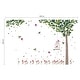 preview thumbnail 3 of 2, Walplus Spring Garden Birdcage Children Kids Wall Sticker Nursery Decor