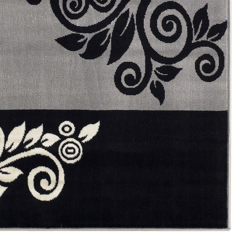 Linon Capri Noir Modern & Contemporary Rug - 6'5'' X 9'3''