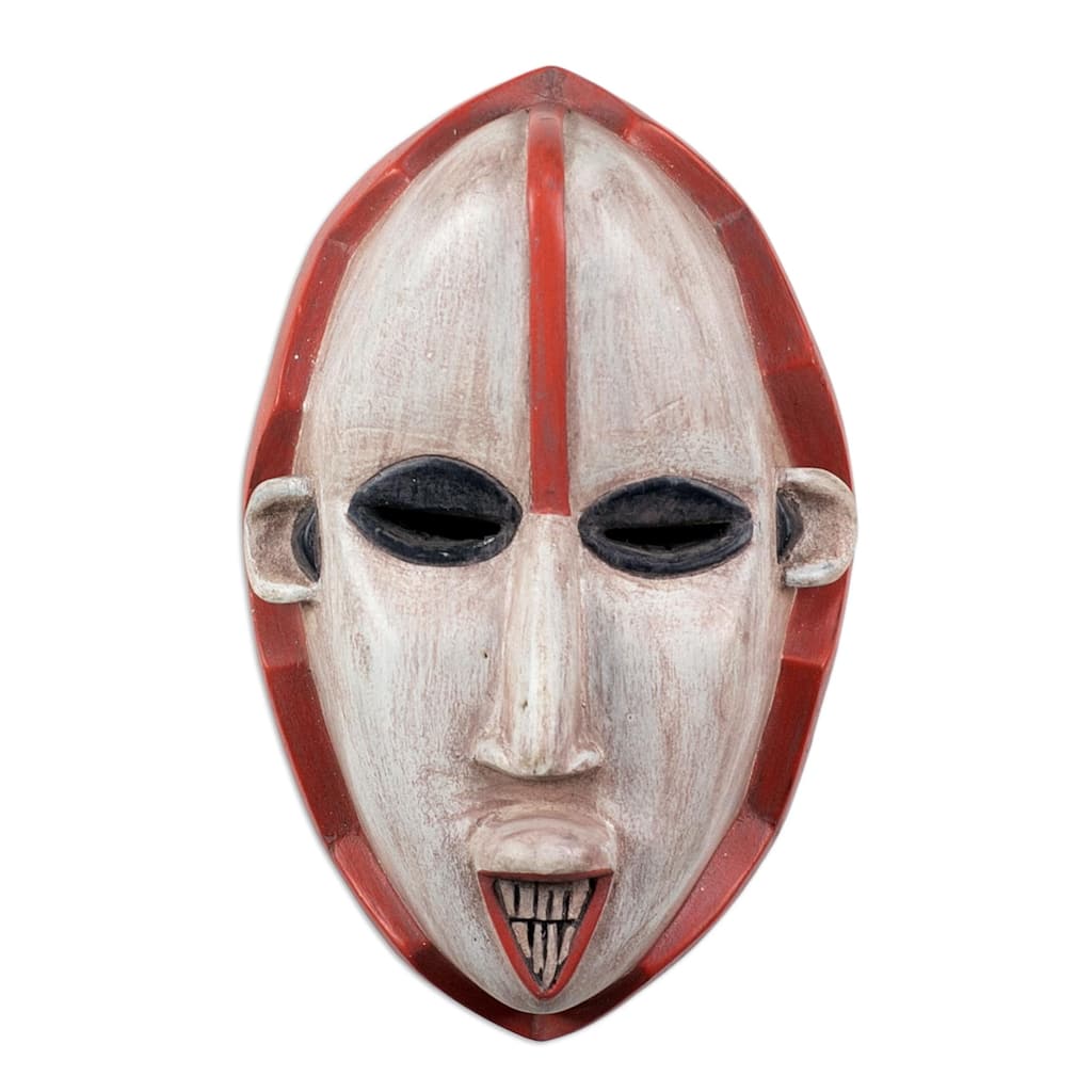 Novica Handmade Igbo Okoroshi African Wood Mask