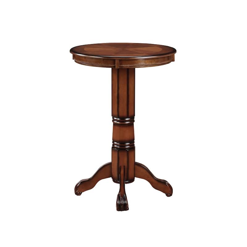 Florence 30-inch Round Wood Pub Table