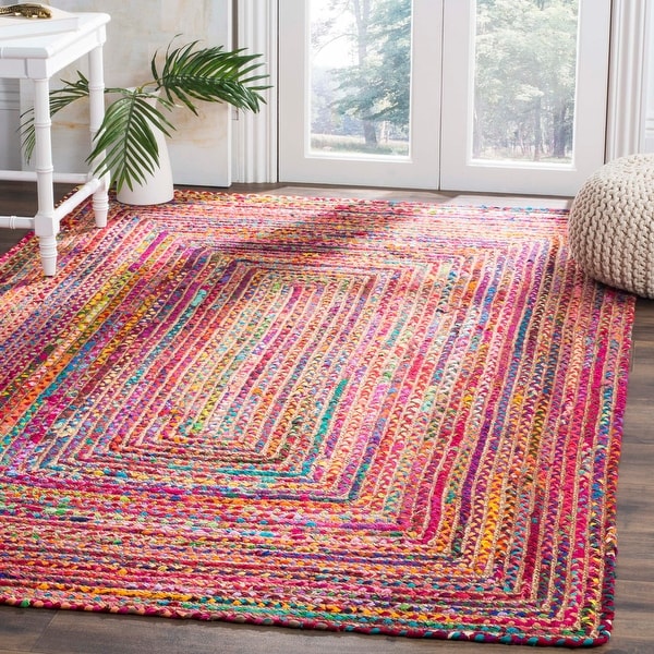 SAFAVIEH Handmade Cape Cod Marget Boho Coastal Jute Rug. Opens flyout.