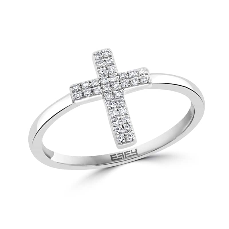 EFFY 925 Sterling Silver Cross Ring