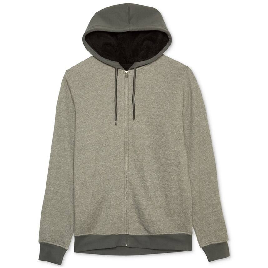 Jem Mens Sherpa-Lined Hoodie Sweatshirt