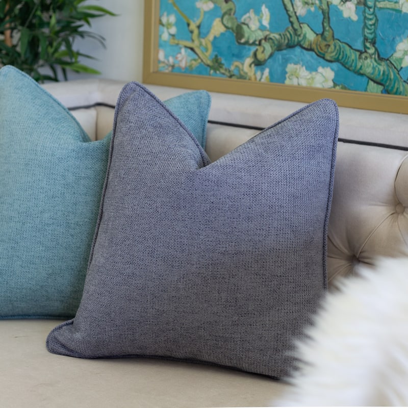 Mimi Chenille 20" Square Decorative Throw Pillow 2PK