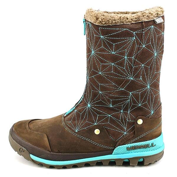 Shop Merrell Silversun Zip Women Round Toe Leather Winter Boot