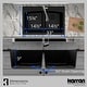 preview thumbnail 5 of 8, Karran Drop-In Quartz Composite 33 in. 1-Hole 50/50 Double Bowl Kitchen Sink in Black with Kitchen Faucet in Stainless Steel