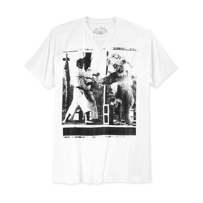 Social Republic Mens Crane Pose Graphic T-Shirt