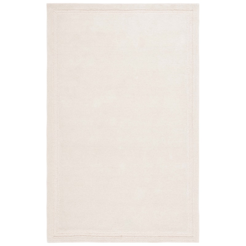 SAFAVIEH Handmade Metro Lyudmyla French Country Wool Rug - 3' x 5' - Ivory