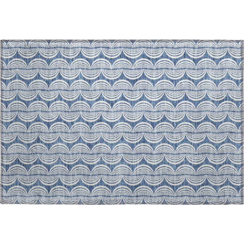 Premium Washable Super Soft Transitional Scallop Mayfield Rug