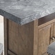 preview thumbnail 6 of 5, Marble Top Counter Table Driftwood Gray