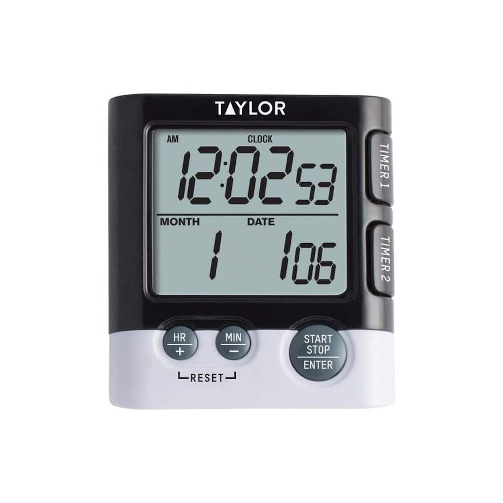 Taylor Digital Dual Event Cooking Timer/Alarm Clock